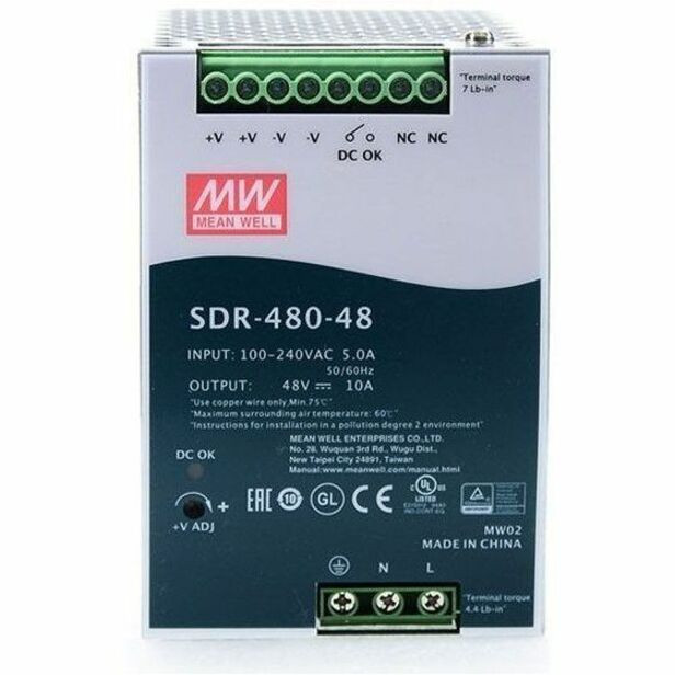 Mean Well SDR-480 9170-PS-240 240W Power Supply - 9170-PS-240