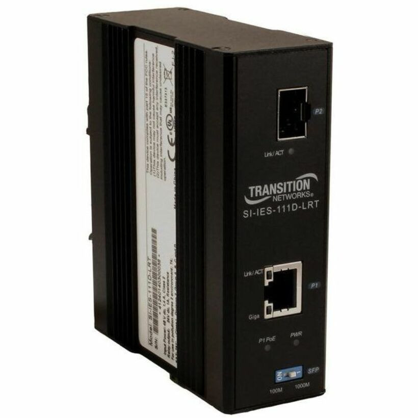 Transition Networks SI-IES-111D-LRT PoE+ Injector - SI-IES-111D-LRT