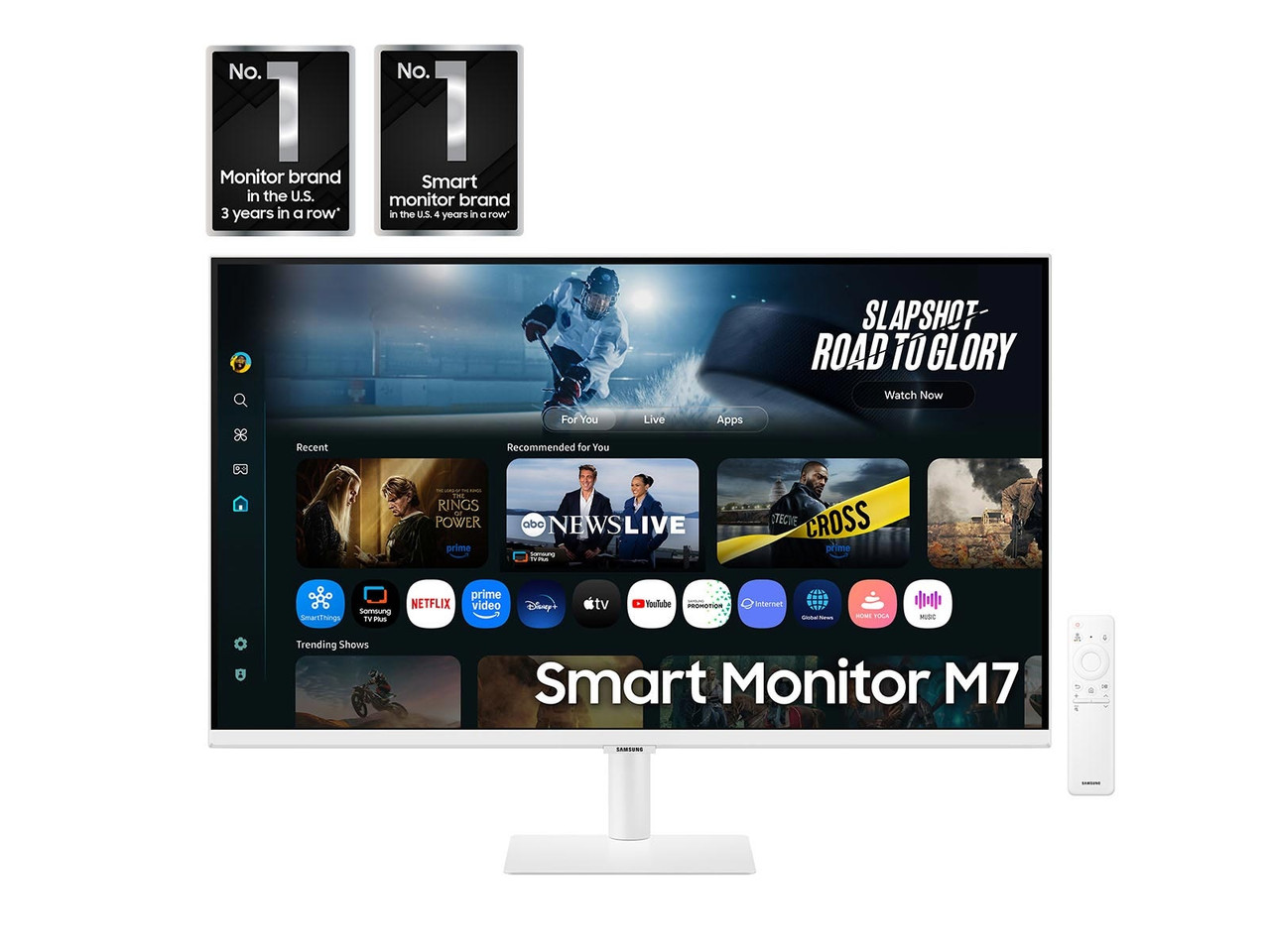 Samsung Smart Monitor M7 M70F 4K Samsung Vision AI in White
