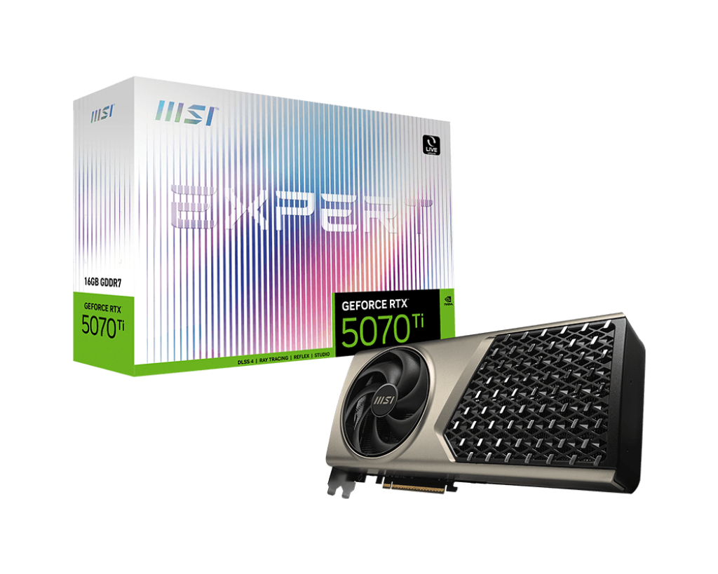 MSI GeForce RTX 5070 Ti 16G EXPERT PCI Express Gen 5 x16 16GB GDDR7 - G507T-16E