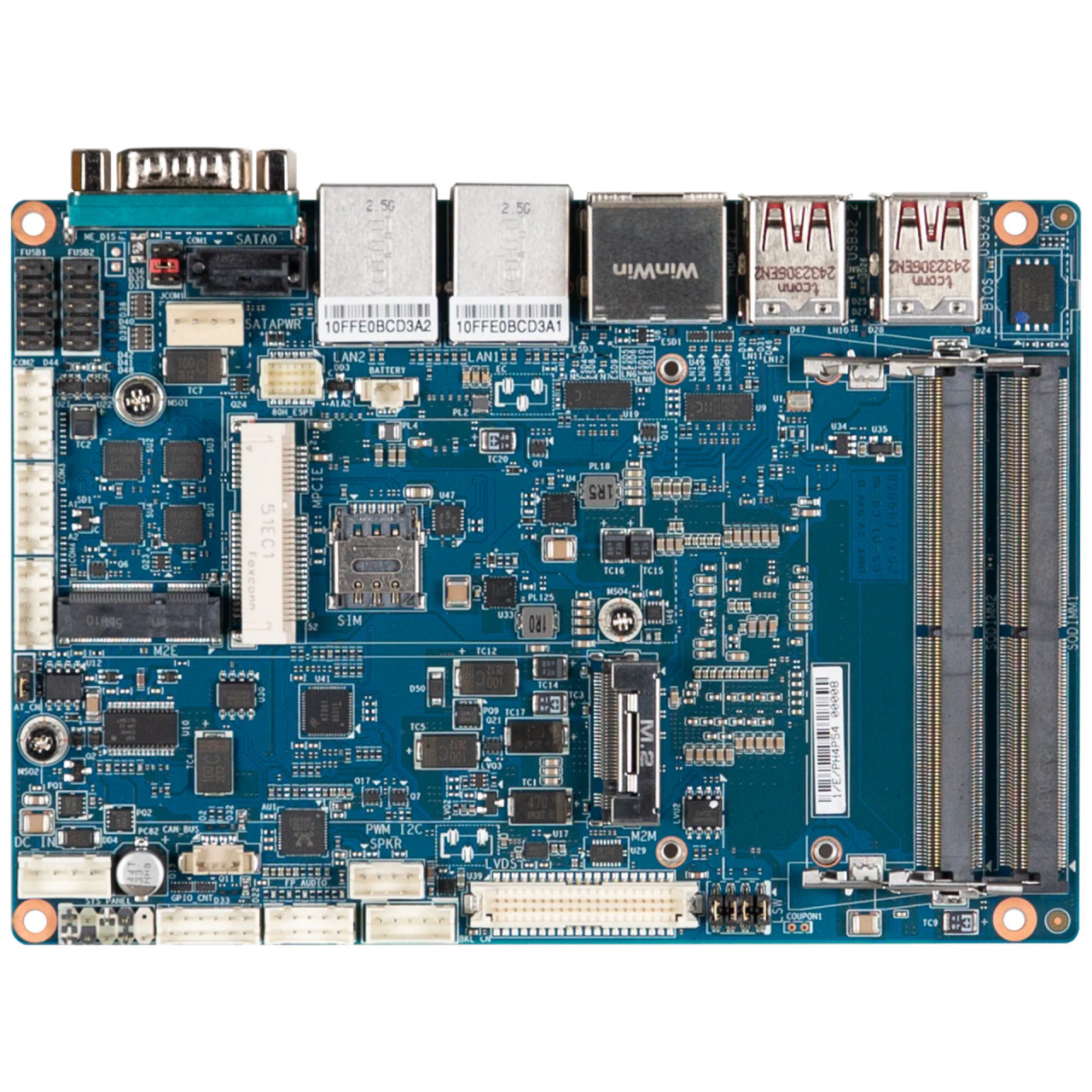 Gigabyte 3.5” Sub Compact Board with Intel Core Ultra 5 Processor 125U, Dual Channel DDR5 memory, 4 x COM, 1 x SATA 6Gb/s, 4 x USB 3.2 Gen 2x1, 4 x USB 2.0 - QBiP-125UB