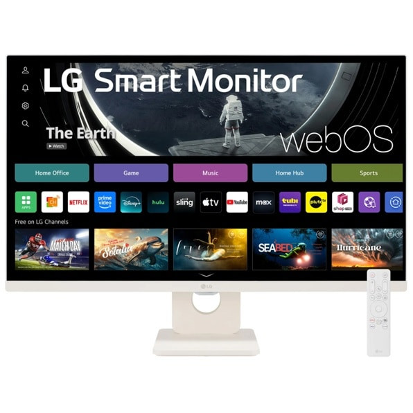 LG- 27 Inch Full HD IPS Smart Monitor with webOS and Built-in Speakers- 27U511SA-W LG- 27 Inch Full HD IPS Smart Monitor with webOS and Built-in Speakers- 27U511SA-W
