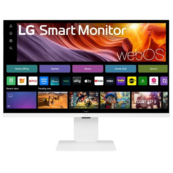 LG 32 Inch 4K UHD IPS Smart Monitor with webOS and USB Type-C PD 90W - 32U850SA-W