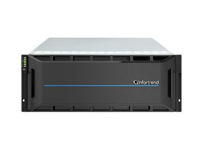 Infortrend 4u/60 Bay Jbod For Ev, Single I/o Module, Front Load, 60 X 10tb Sas Hdd 7200 Rpm, 1 X 12g Sas Cable, 2 X Psu, 5 Year Nbd Support (600 Tb Raw) - JB360G00-10T