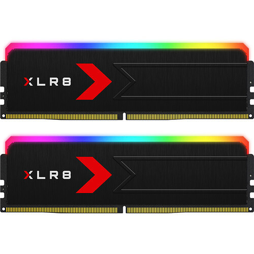 PNY XLR8 Gaming EPIC-X RGB 32GB (2x16GB) DDR5 6400MHz CL36 Desktop Memory Kit -MD32GK2D5640036XRGB