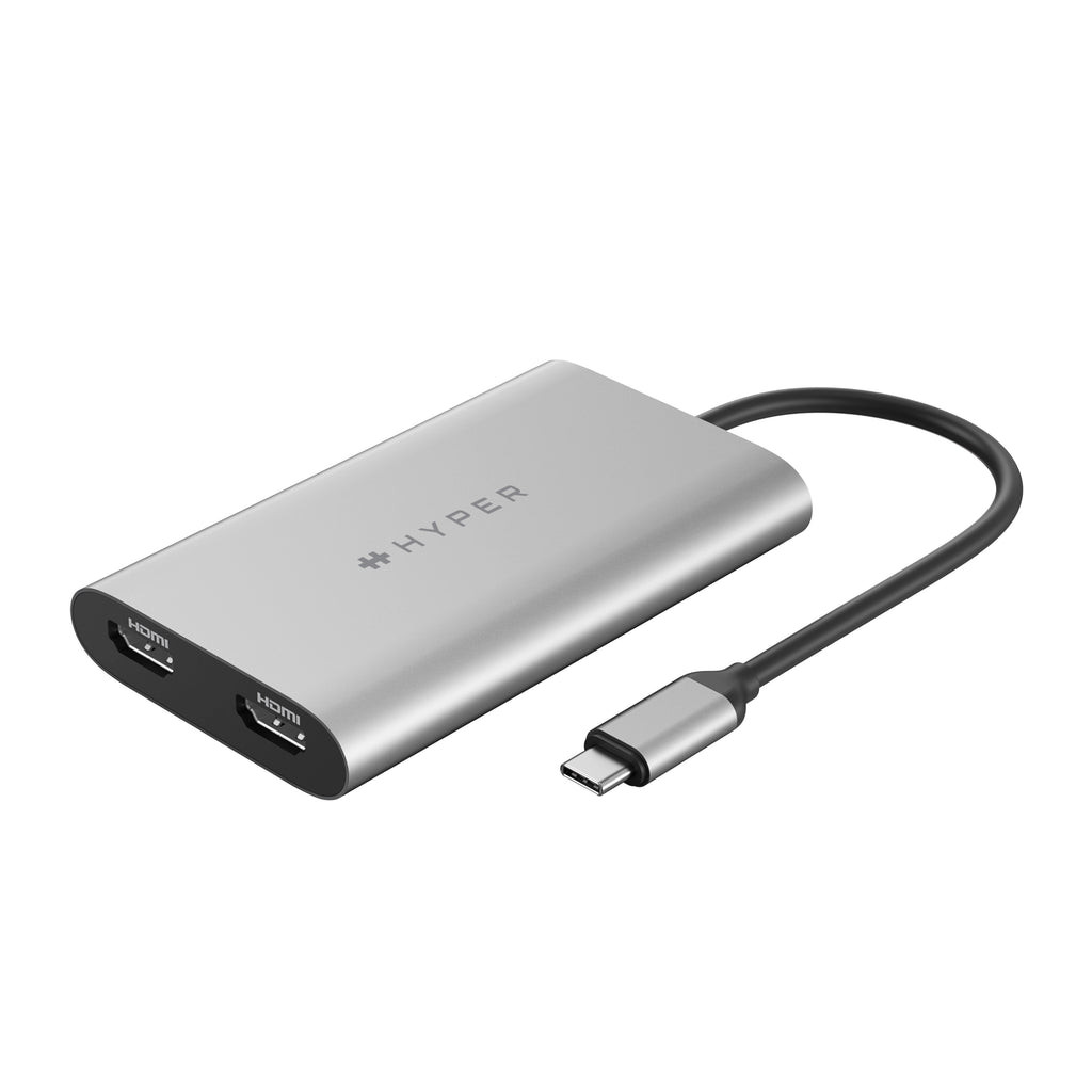 Hyper Drive Dual 4K HDMI to USB-C Adapter (for MacBook M1, M2, and M3) - HDM1