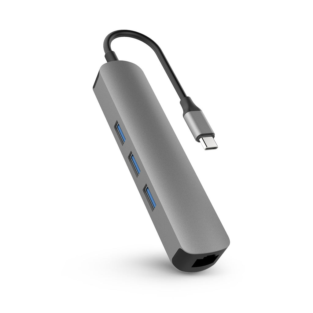 Hyper Drive TUBE 6-in-1 USB-C Hub - HD233B-GRAY Hyper Drive TUBE 6-in-1 USB-C Hub - HD233B-GRAY
