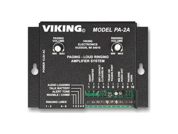 Teledynamic Two Watts Of Paging Power; All Lines Are Optically Coupled For Use With Fax Switches And Analog Pabx/Ksu Stations; Can Provide Background Music From An External Source; Paging From An Unused Trunk Port Or Paging Port - VK-PA-2A