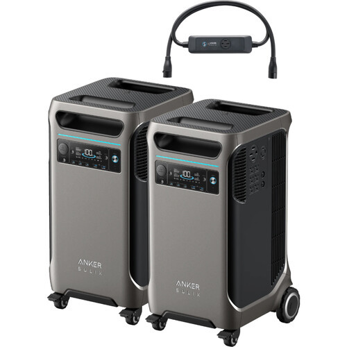 Anker Two SOLIX F3800 Portable Power Stations with Double Power Hub - B179011H