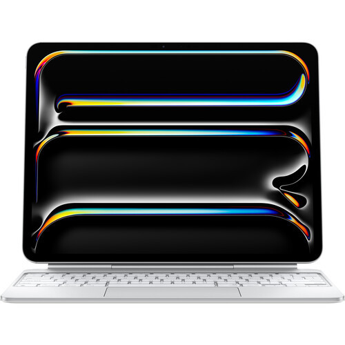 Apple Magic Keyboard for 13" iPad Pro M4 (White, US English) - MWR43LL/A