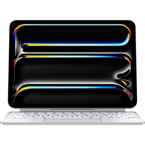 Apple Magic Keyboard for 11" iPad Pro M4 (White, US English) - MWR03LL/A