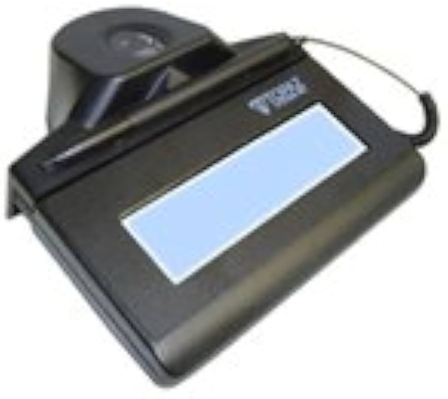 Topaz Idgem Lcd 1X5 Signature Pad And Fingerprint Scanner - TF-LBK464-HSB-R