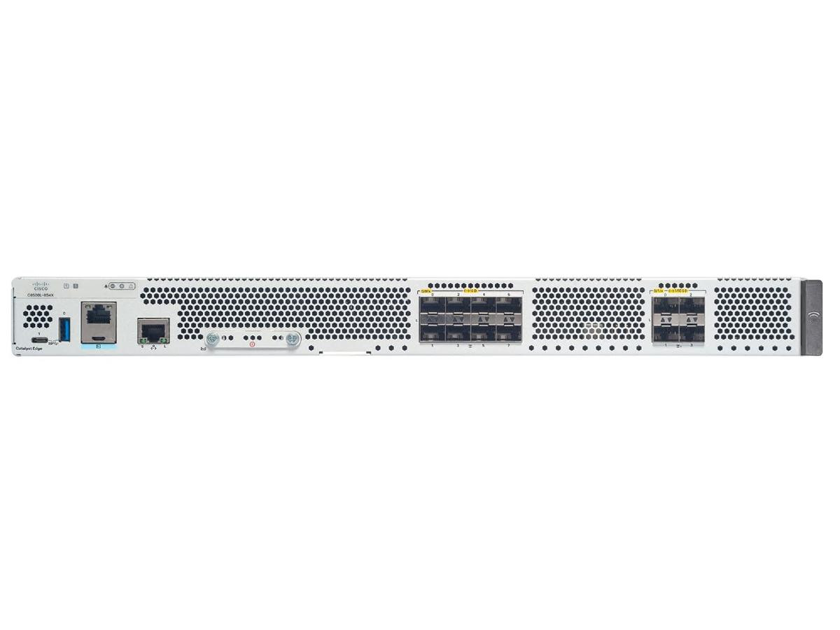 Cisco Switch - C8500L-8S4X - 1RU - Wired - 10Gbps - Gigabit Ethernet - 16GB RAM - 16GB Flash Memory - Compliant 802.1q, 802.1ag, 802.3ah - C8500L-8S4X-RF