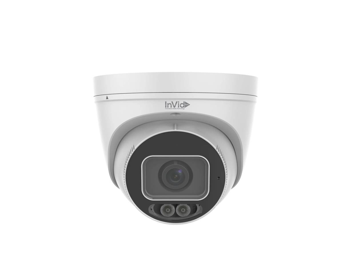 InVid 8 Megapixel Ip Plug & Play, Outdoor Turret, 180 Degree Wide Angle View, Up To 66 Ir Range, Wdr, Built-in Mic, Sd Card Slot, 12vdc/poe - VIS-P8TXIR180NH-AI