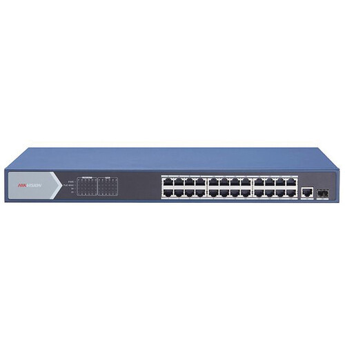 Hikvision 24-Port Gigabit PoE-Compliant Unmanaged Network Switch - DS-3E0526P-E