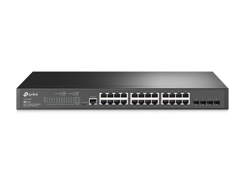 TP-Link Jetstream 24-Port Gigabit L2 Managed Switch With 4 Sfp Slots, Integrated Into Omada Sdn: Centralized Cloud Management, And Intelligent Monitoring. - SG3428 TP-Link Jetstream 24-Port Gigabit L2 Managed Switch With 4 Sfp Slots, Integrated Into Omada Sdn: Centralized Cloud Management, And Intelligent Monitoring. - SG3428