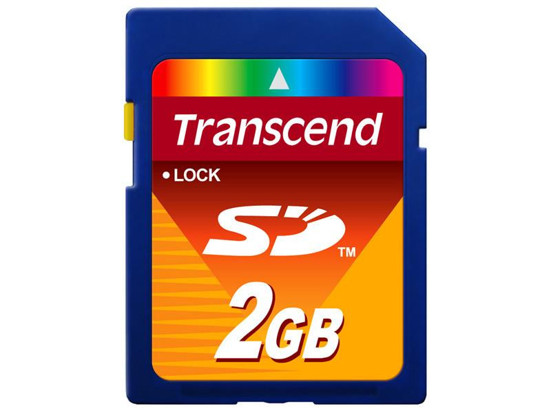 Transcend 2Gb Secure Digital Card Retail - TS2GSDC