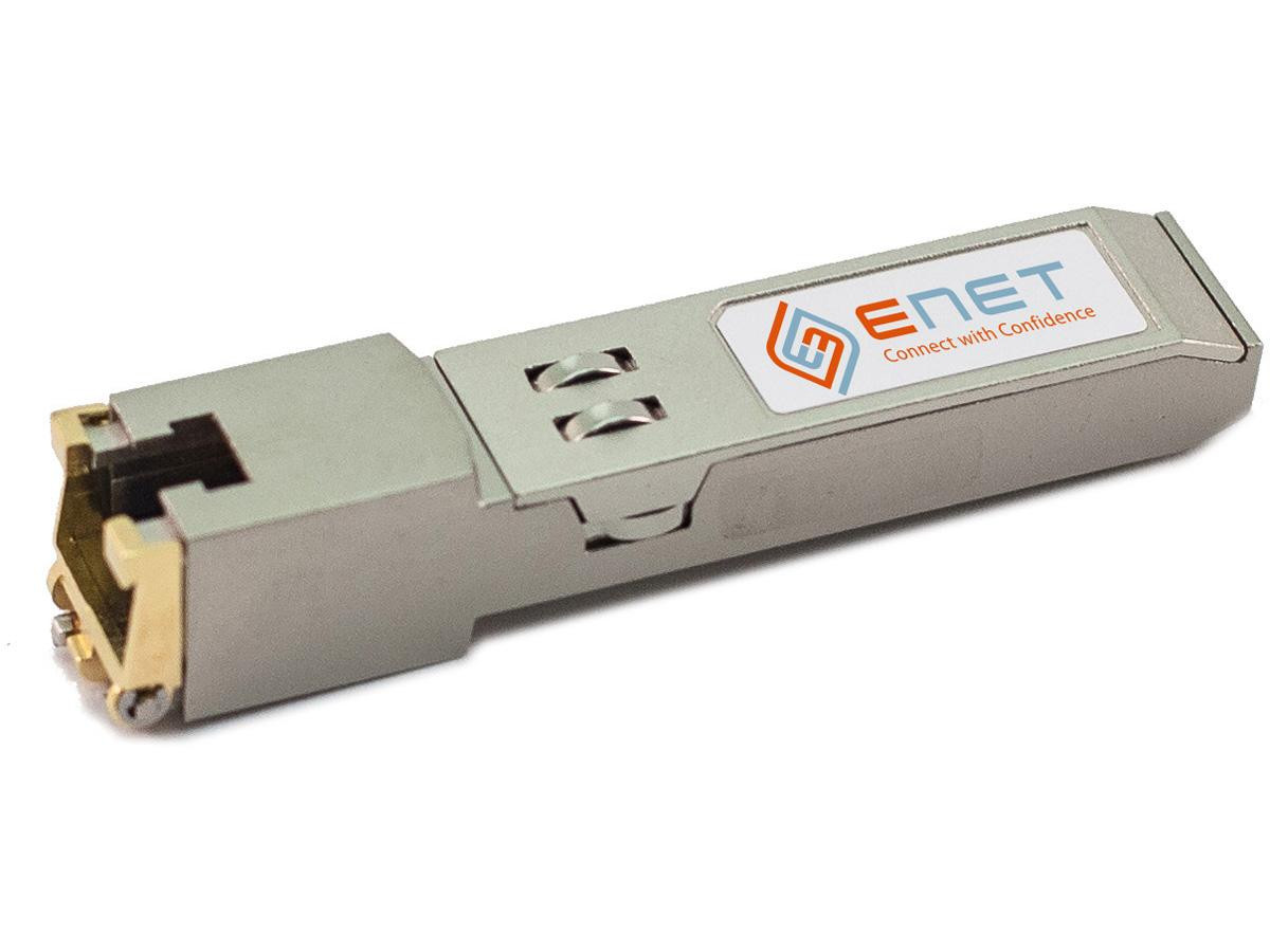 Enet Juniper Compatible SFP-1GE-FE-E-T TAA Compliant Functionally Identical 10/100/1000BASE-T SFP Copper 100m RJ45 - Programmed, Tested, and Supported in the USA, Lifetime Warranty - SFP-1GE-FE-E-T-ENC Enet Juniper Compatible SFP-1GE-FE-E-T TAA Compliant Functionally Identical 10/100/1000BASE-T SFP Copper 100m RJ45 - Programmed, Tested, and Supported in the USA, Lifetime Warranty - SFP-1GE-FE-E-T-ENC