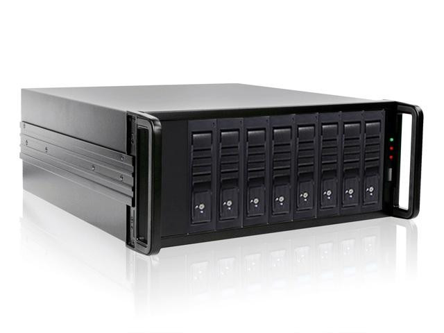 iStarUSA 4u 8-Bay 12gb/s Storage Jbod - JAGE480HDBK-DE-SEA