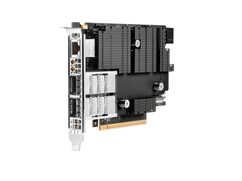 HPE Data Processing Unit InfiniBand NDR200/Ethernet 200Gb 2-port QSFP112 FHHL B3220 Adapter - P66386-H21