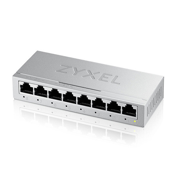 Zyxel 8-Port Unmanaged Switch, GS-100 Series  - GS-108B-V5