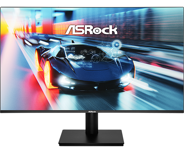 AsRock Rack CL27FFA Gaming Monitor - 27" FHD (1920 x 1080) Flat IPS Display - 120Hz High Refresh Rate - 1ms (MPRT) Response Time - 123% sRGB sRGB Color Space