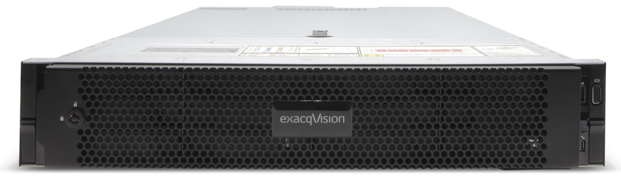 Exacq IP 2U Rackmount Redundant X-Series 288TB, Up to 200 IP Cameras, (240TB Usable) - IP08-288T-R2XW