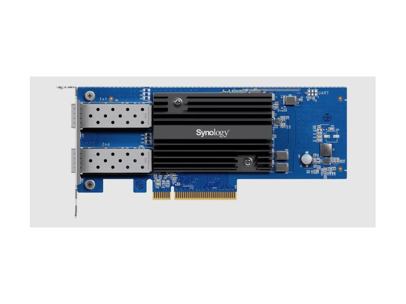 Synology 2-port 10gbe Sfp+ Pcie Network Adapter - Two 10gbe Ports Support High-performance Storage Applications - Supports Sr And Lr Transceivers And Dac Options - E10G30-F2
