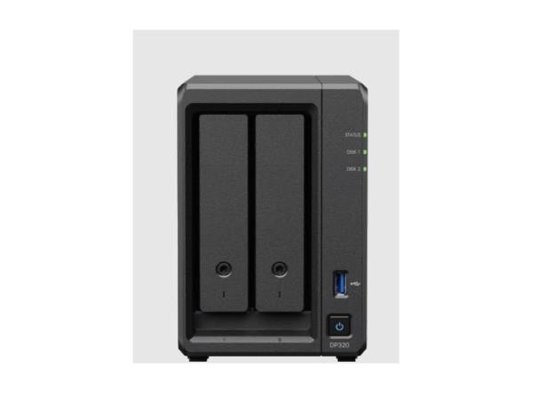 Synology Dp320 - Network Storage Server - Desktop - Amd - Amd Ryzen Embedded - 2.6ghz - Dual-core - 8gb Ram - 8tb Hdd - Hard Drive / Installed Qty: 2 - Deploy Quickly;safeguard All Workloads;monitor Servers - DP320