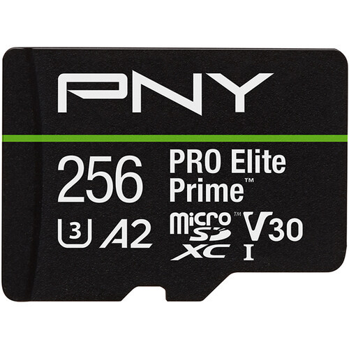 PNY 256GB Pro Elite MicroSDXC Memory Card (U3) - P-SDU256V32200PEP-GE