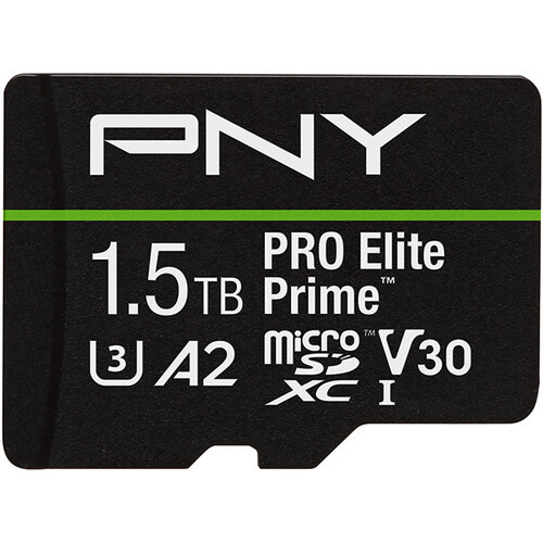 PNY 1.5TB Pro Elite microSDXC Memory Card (U3) - P-SDU1T5V32200PEP-GE