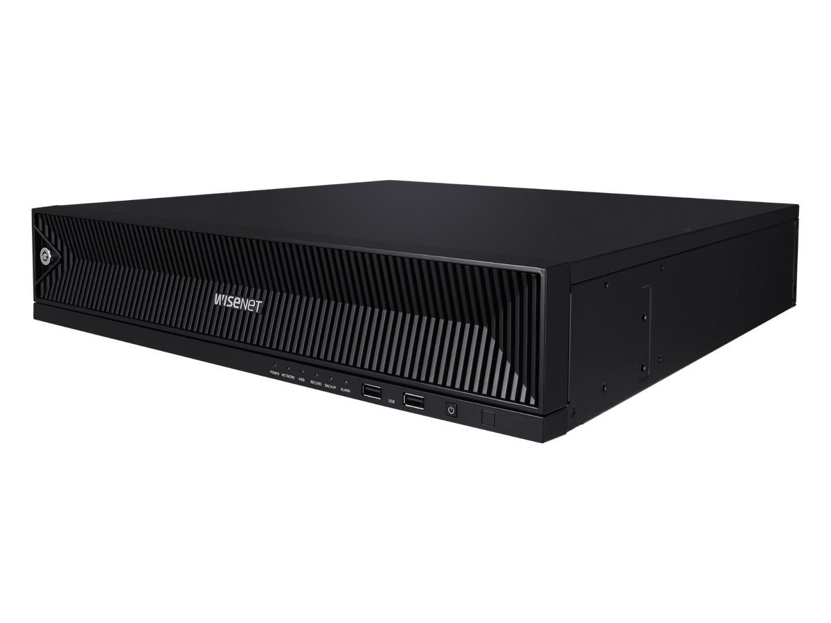 Hanwha 8k Nvr (Intel Based), 12tbraw, 64channels, h265, h264, mjpeg, 8fixedinternalsatahdds(10tbmaxperhdd), raid5&6, dualstreamrecording, wisestreamtechnology, hdmi/vgadualdisplay, 32mpresolution, webui2.0 - XRN-6410B2-12TB