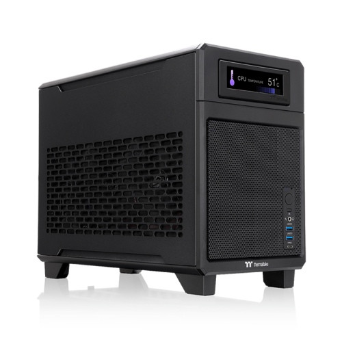 Thermaltake TR100 Mini Tower Chassis, Black - CA-11A-00S1NN-00