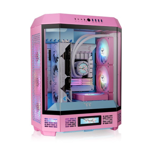 Thermaltake Tower 600 Bubble Pink Mid Tower Chassis - CA-1Z1-00MAWN-00