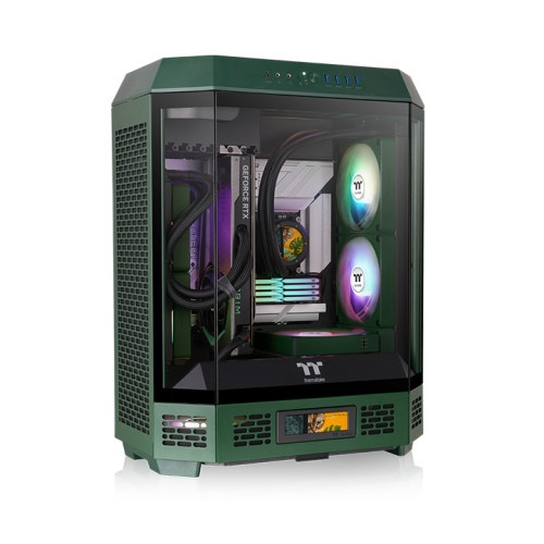Thermaltake Tower 600 Racing Green Mid Tower Chassis - CA-1Z1-00MCWN-00