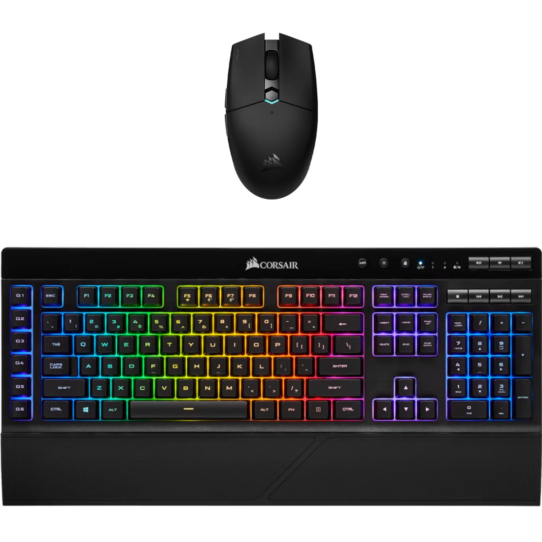 Corsair 2PC Wireless Gaming Bundle - K57 Wireless Keyboard and Katar Pro Wireless Mouse - K57WL-KATARPRO-WL-GAMING-BUNDLE