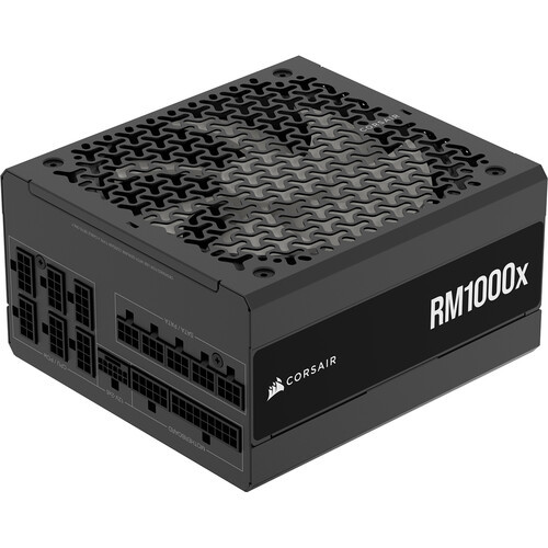 Corsair RM1000x 1000W 80 Plus Gold Fully Modular ATX Power Supply (Black) - CP-9020271-NA
