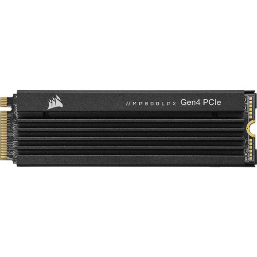Corsair 4TB MP600 Pro LPX NVMe PCIe 4.0 M.2 Internal SSD (Black) - CSSD-F4000GBMP600PLP
