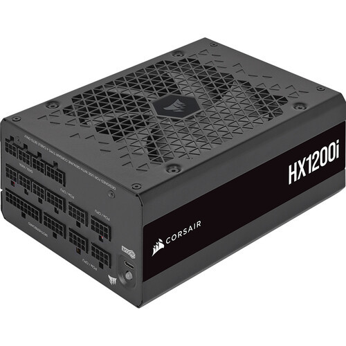 Corsair HX1200i 1200W 80 Plus Platinum Modular ATX Power Supply (Black) - CP-9020281-NA