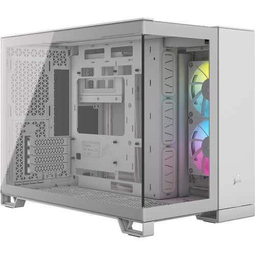 Corsair iCUE Link 2500X RGB Mid-Tower Dual Chamber Case (White) - CC-9011268-WW