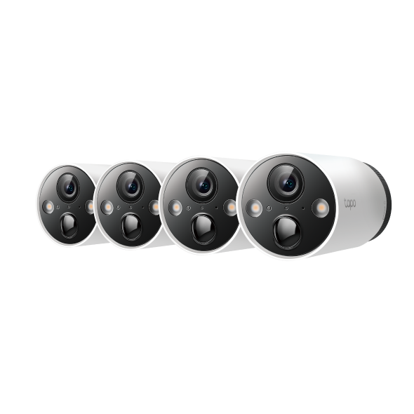 TP-Link Smart Wire-Free Security Camera System, 4-Camera System - TAPO C420S4 V1