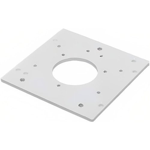 Turing Video Edge+ Series Single Camera Square Gang Box Adapter Plate, White - EBEPAB