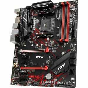 MSI B450 Gaming Plus Max Gaming Desktop Motherboard - Amd B450 Chipset - Socket Am4 - Atx - Ryzen, Athlon Processor Supported - 128 Gb Ddr4 Sdram Maximum Ram - Dimm, Udimm - 4 X Memory Slots - Gigabit Ethernet - B450Gamplusmax