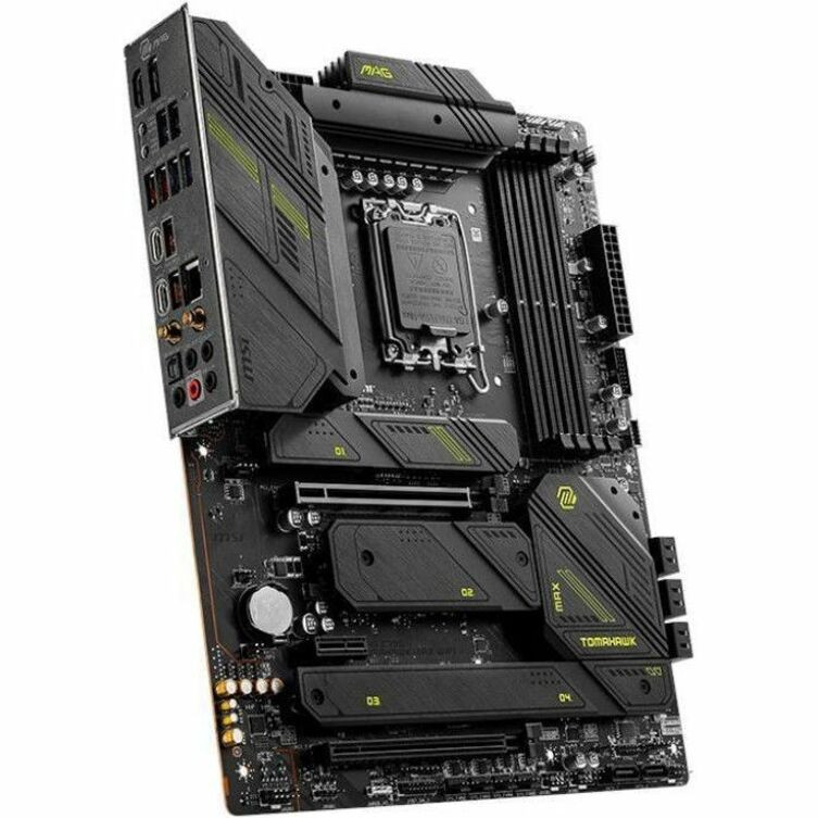 MSI Mag Z790 Tomahawk Max Wifi Gaming Desktop Motherboard - Intel Z790 Chipset - Socket Lga-1700 - Atx - Pentium Gold, Celeron, Core Processor Supported - 192 Gb Ddr5 Sdram Maximum Ram - Udimm, Dimm - Atx - Z790Tommaxwi