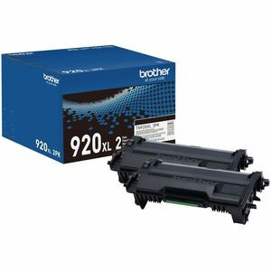 Brother Genuine TN920XL2PK High-yield Toner Cartridge Twin Pack - Laser - Black - High Yield - 2 Pack - 6,000 Pages Each - TN920XL2PK
