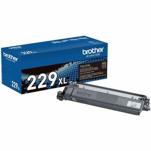 Brother Genuine TN229XLBK High-yield Black Toner Cartridge - Laser - Black - High Yield - 3,000 Pages - 1 Each - TN229XLBK
