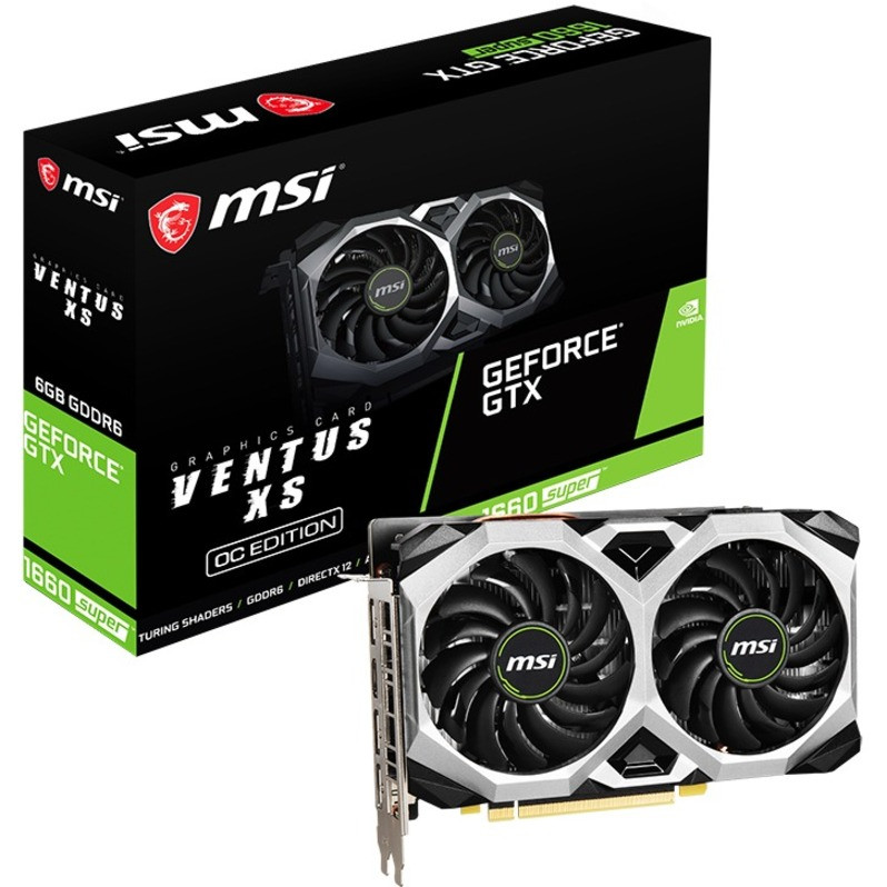 MSI Nvidia Geforce Gtx 1660 Super Graphic Card - 6 Gb Gddr6 - G166Svxsc