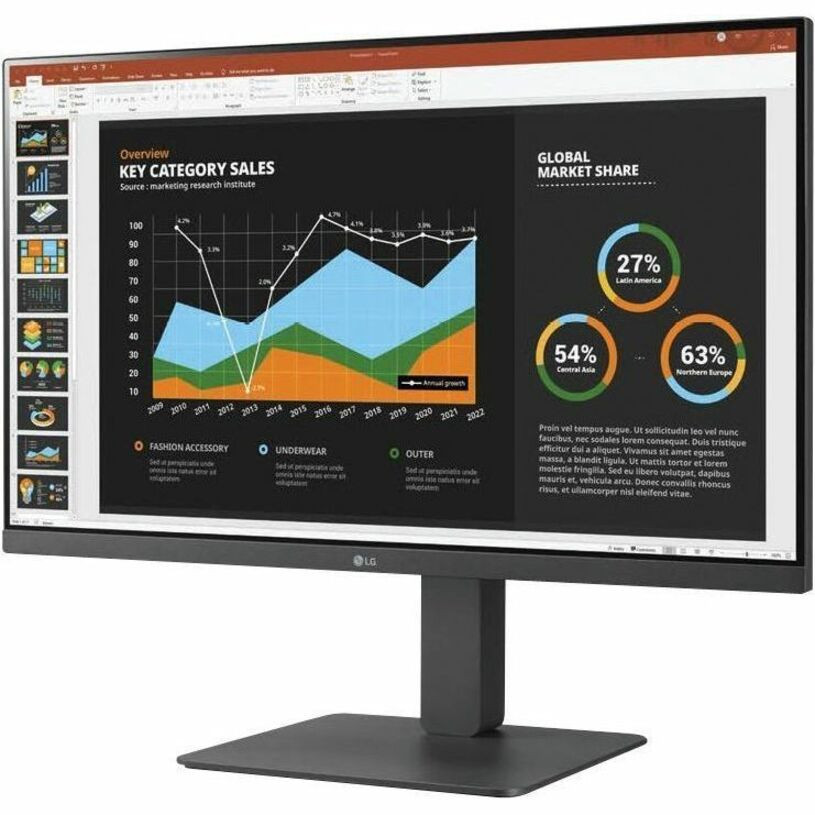 LG 27BR530Y-B 27" Class Full HD LED Monitor - 16:9 - TAA Compliant - 27BR530Y-B