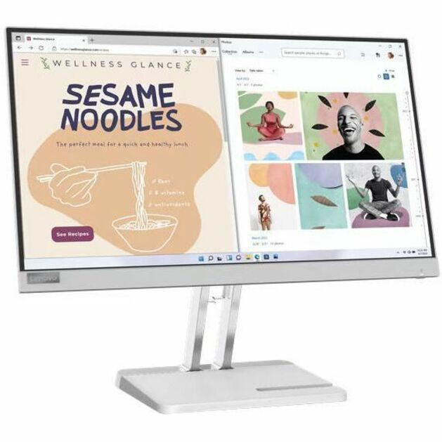 Lenovo L22e-40 22" Class Full HD LED Monitor - 16:9 - Cloud Gray - 67AFKCCBUS
