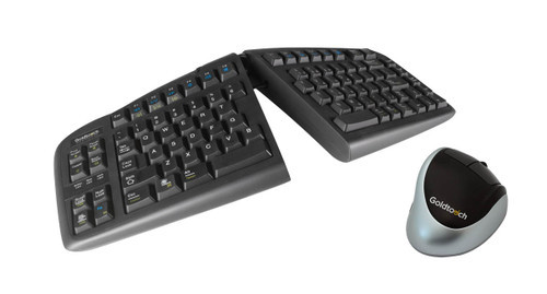 Goldtouch GTE-08899 USB Keyboard/GoldtouchLH Mouse Bundle (PC/MAC) - GTE-KLH